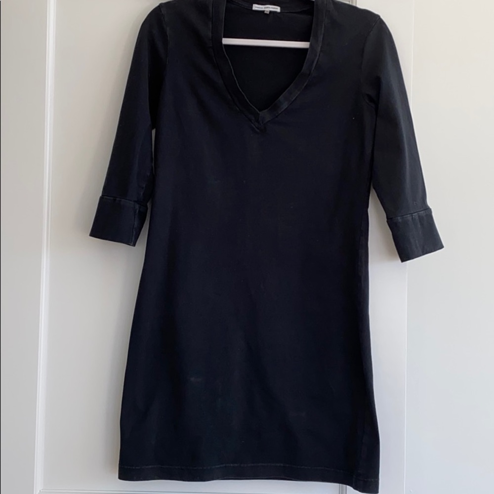VINTAGE JAMES PERSE BLACK VNECK
